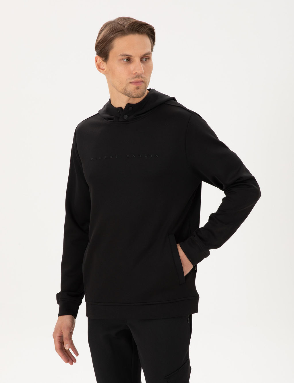 Siyah Regular Fit Sweatshirt