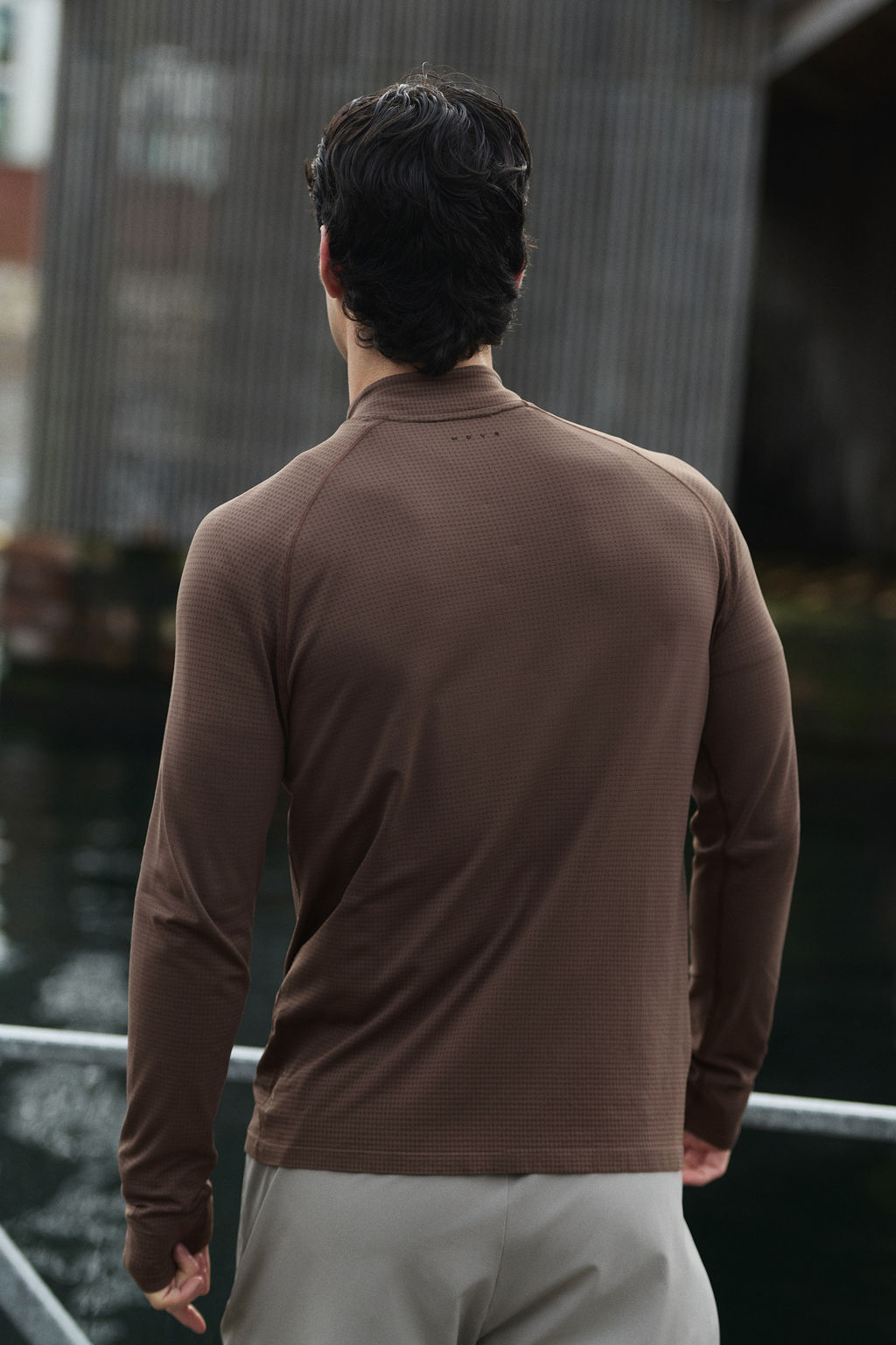 Muscle Fit Zip top sports top with DryMove - H&m фото 7
