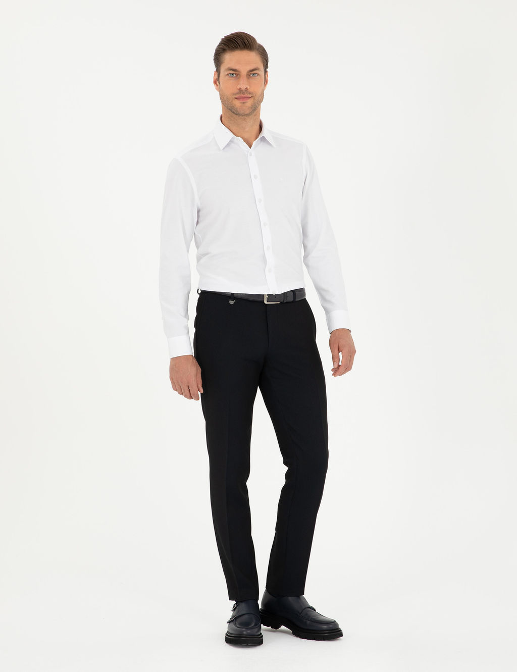 Рубашка Pierre Cardin Regular Fit длинный рукав белая