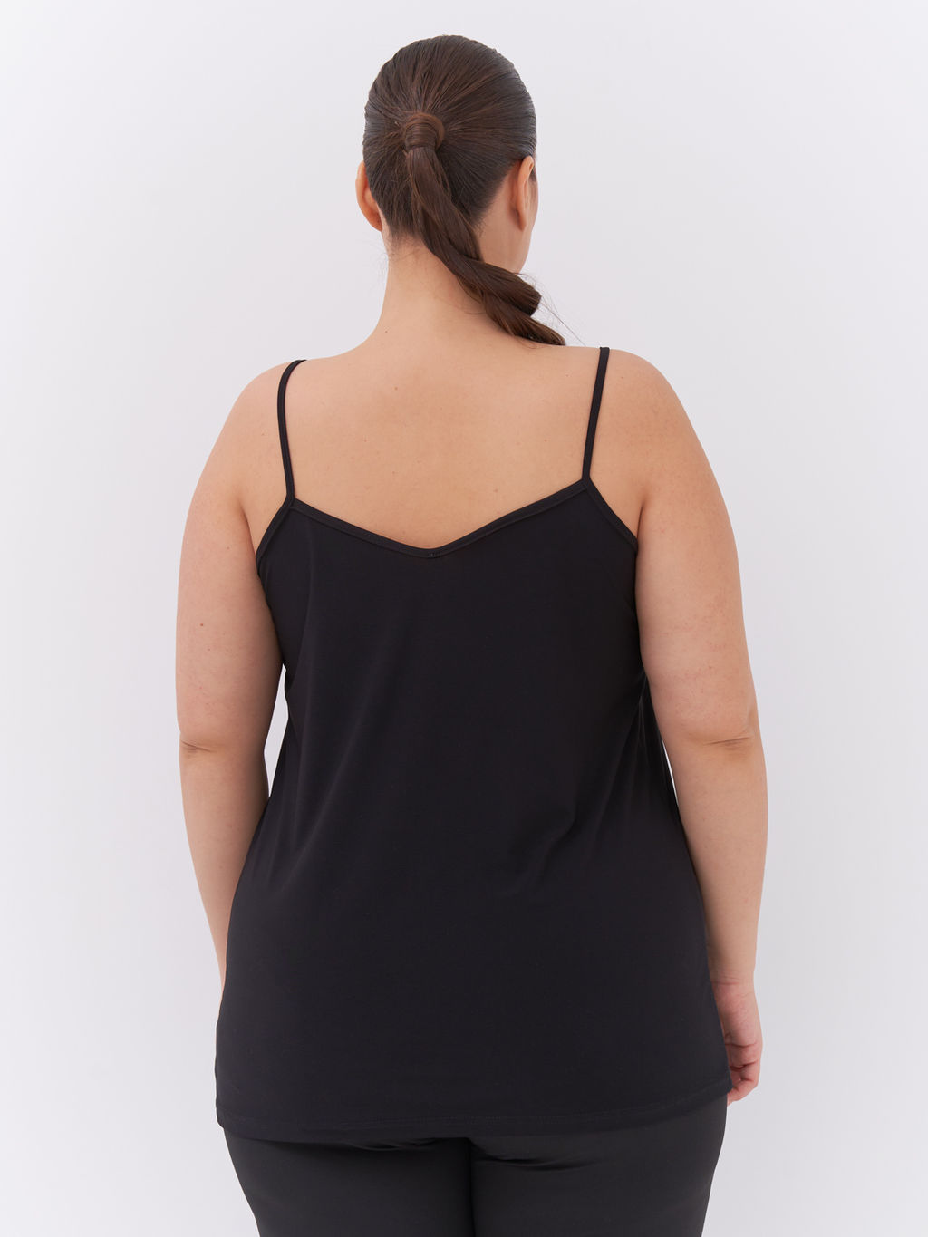 Топ из холодного трикотажа MT10107BLK01