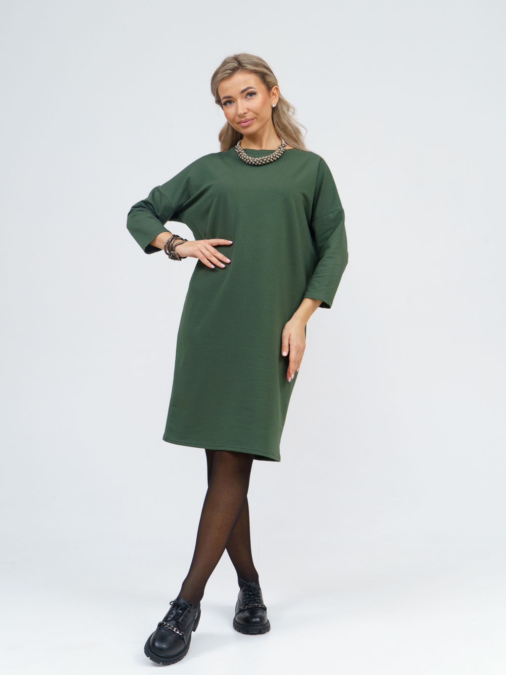 890 Платье "Хаки"