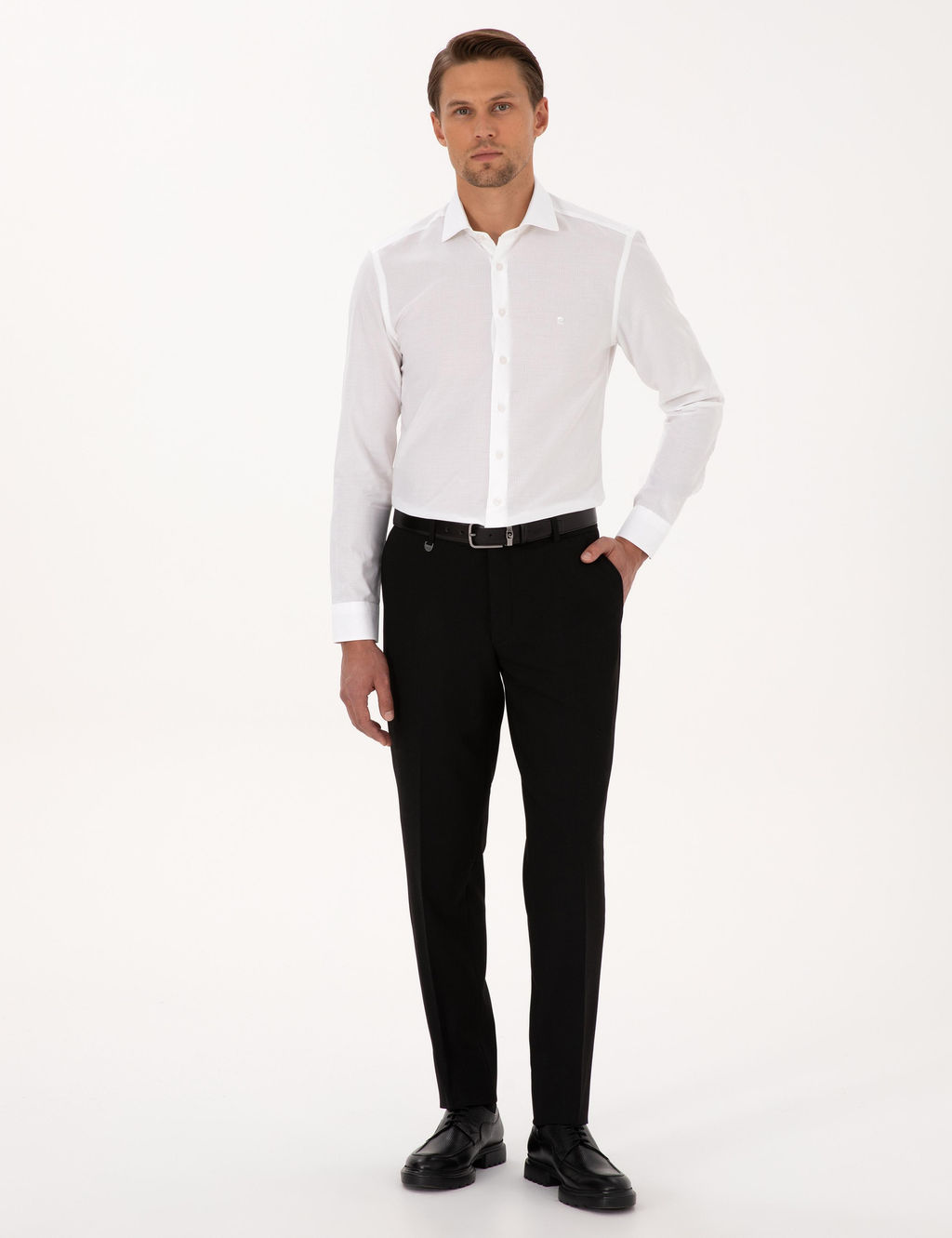 Siyah Ex. Slim Fit Kuma_ Pantolon - Pierre cardin фото 9