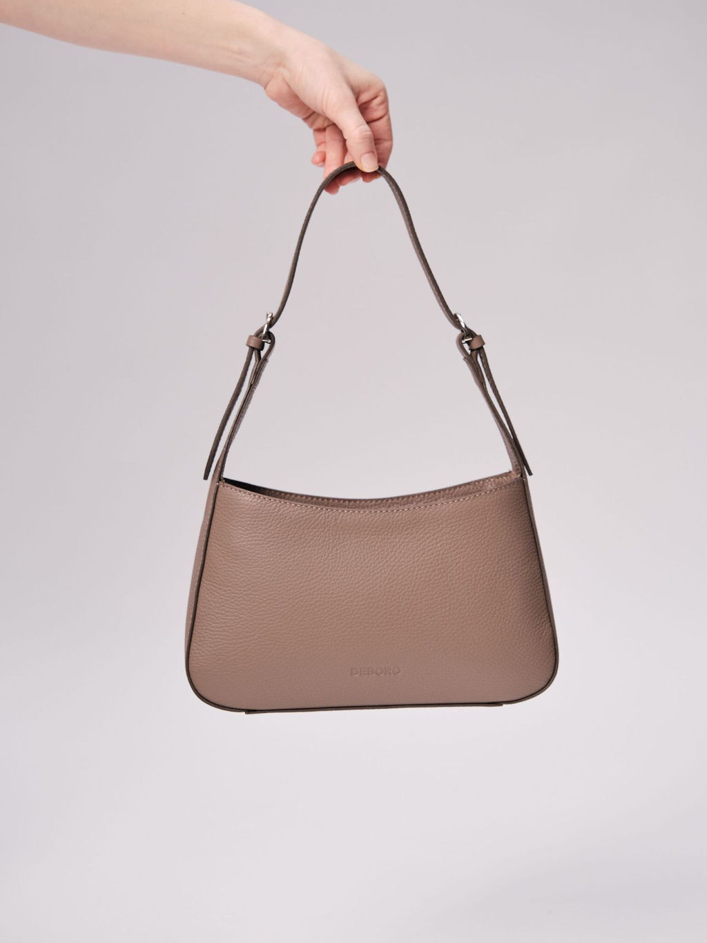 Сумка багет Deboro 31046 таупе