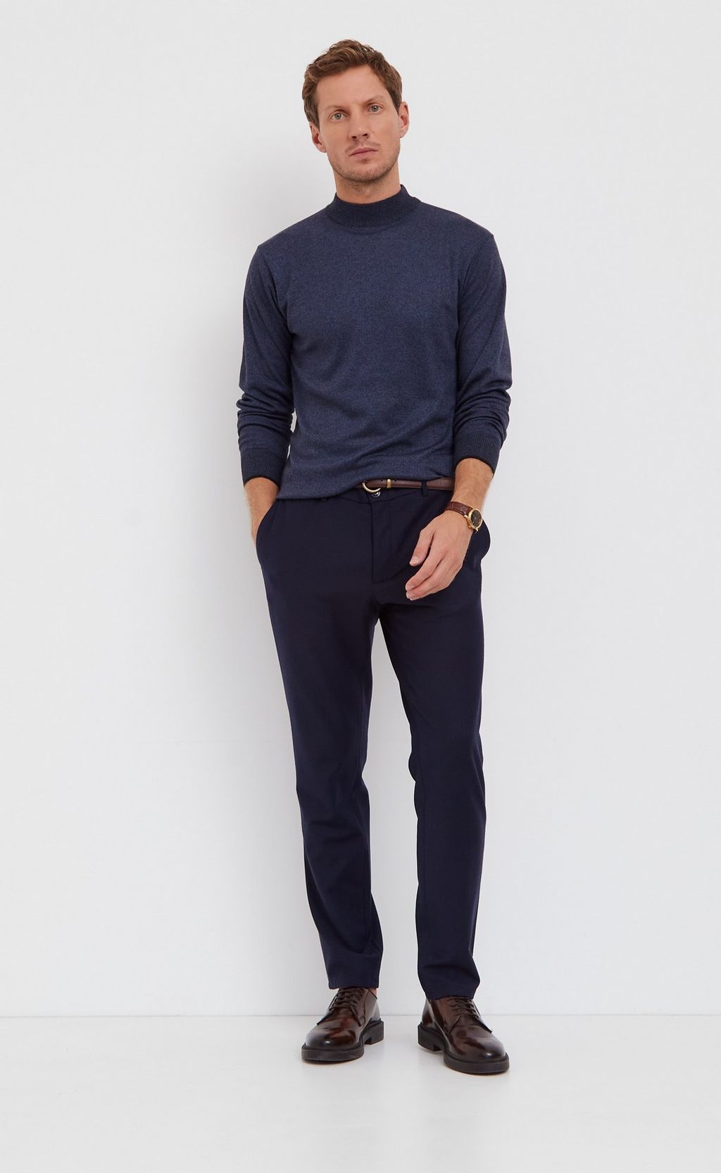 Водолазка F121-01-2 d.blue - Fine joyce фото 2