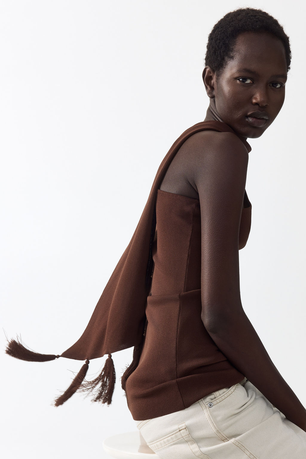 Top de punto con fular - H&m фото 7