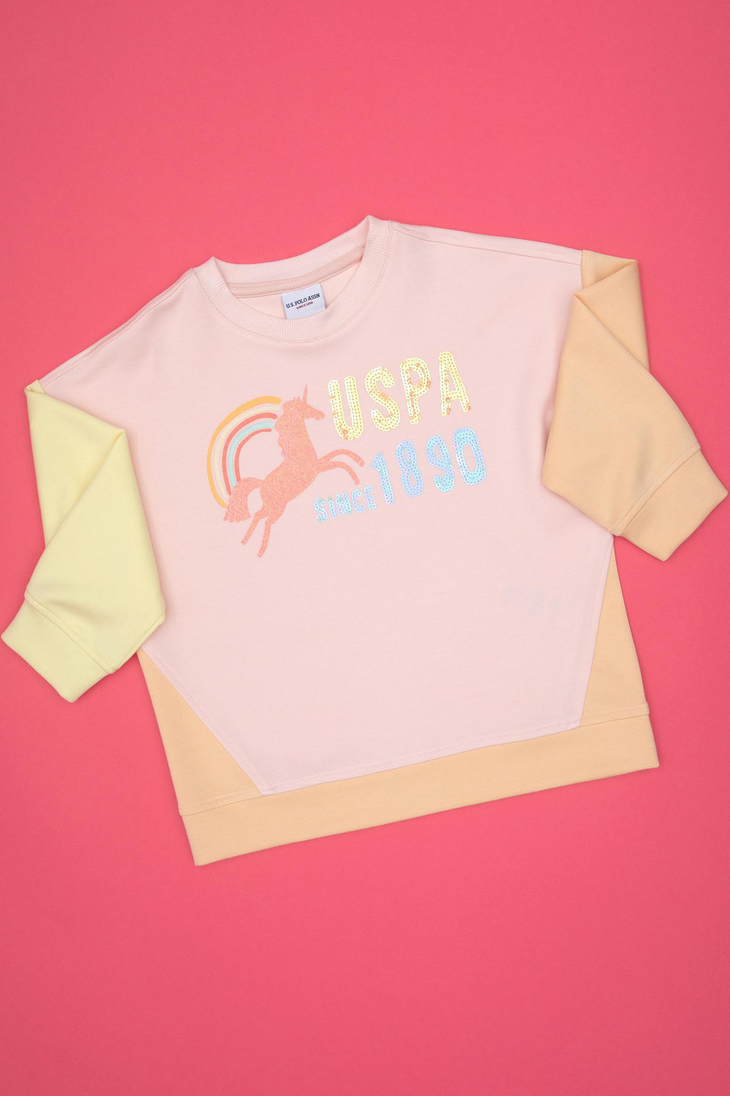 K_z _ocuk A__k Pembe Sweatshirt