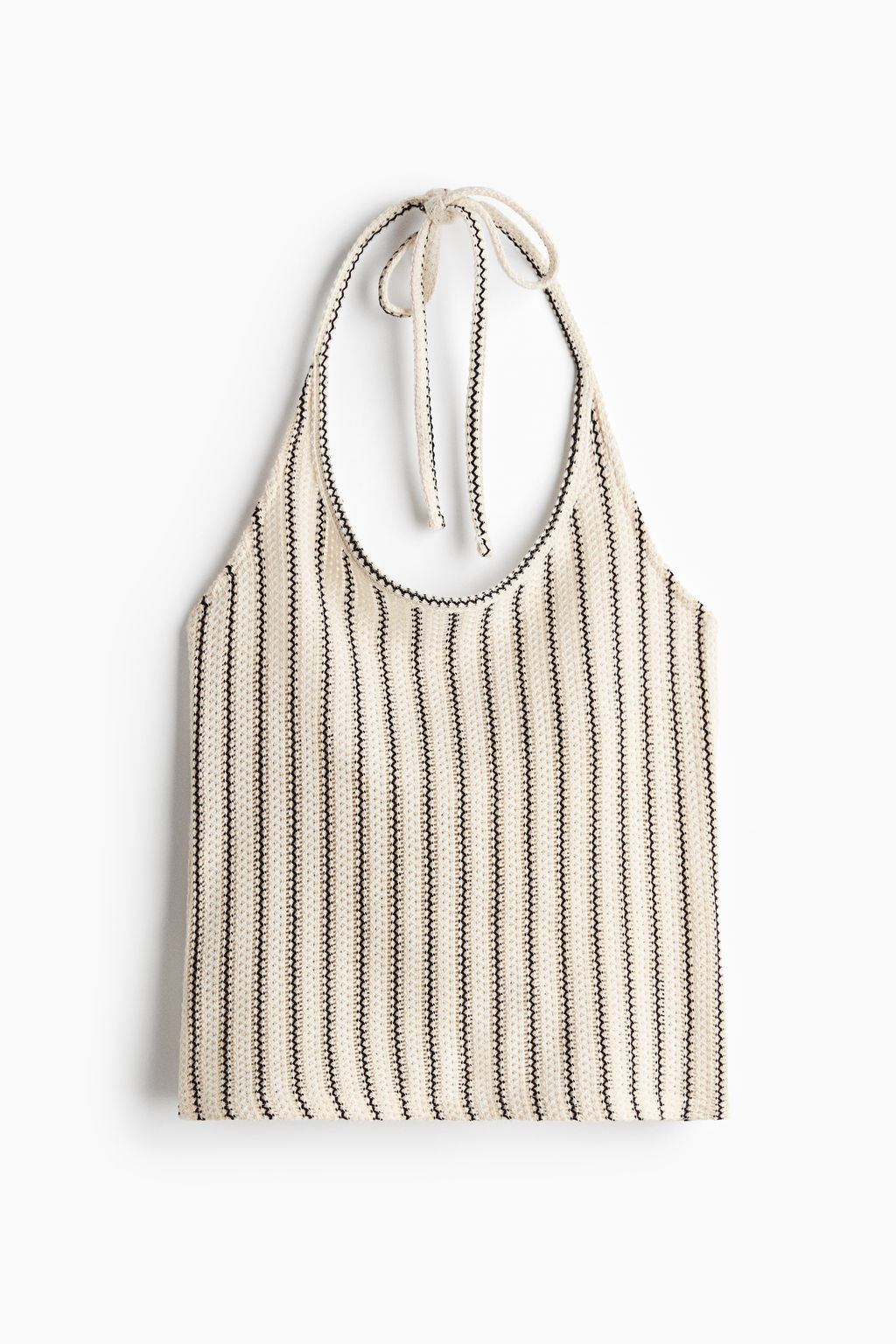Top halter en punto pointelle - H&m фото 3