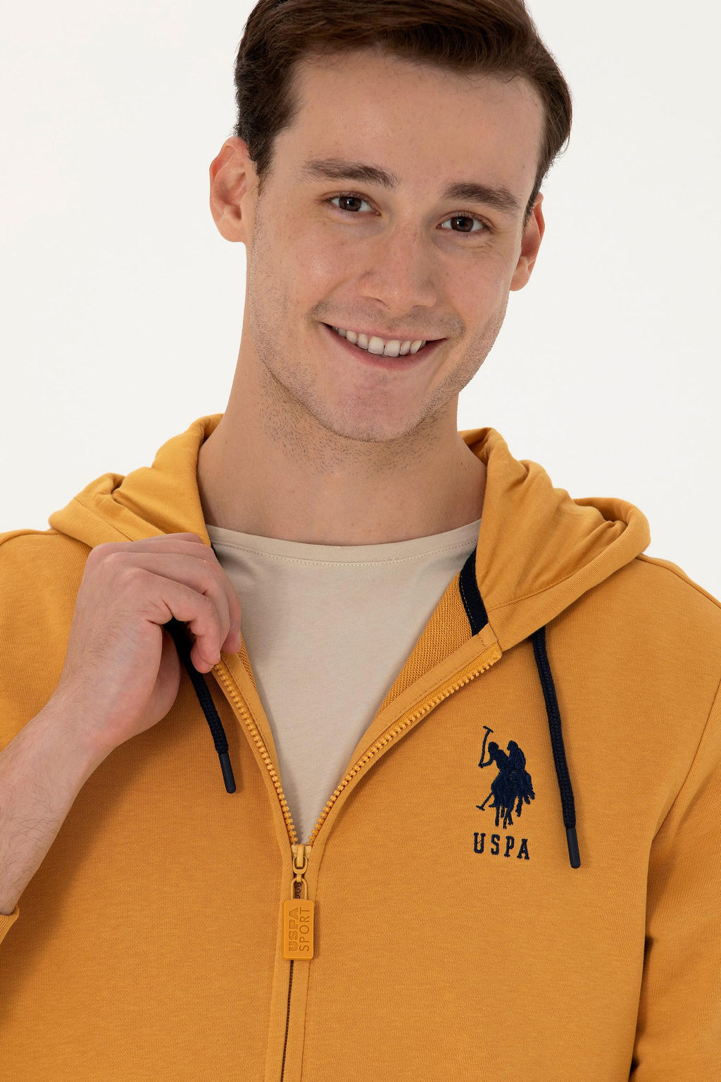 U. S. Polo Assn / Мужской горчичный свитшот - U.s. polo assn фото 16