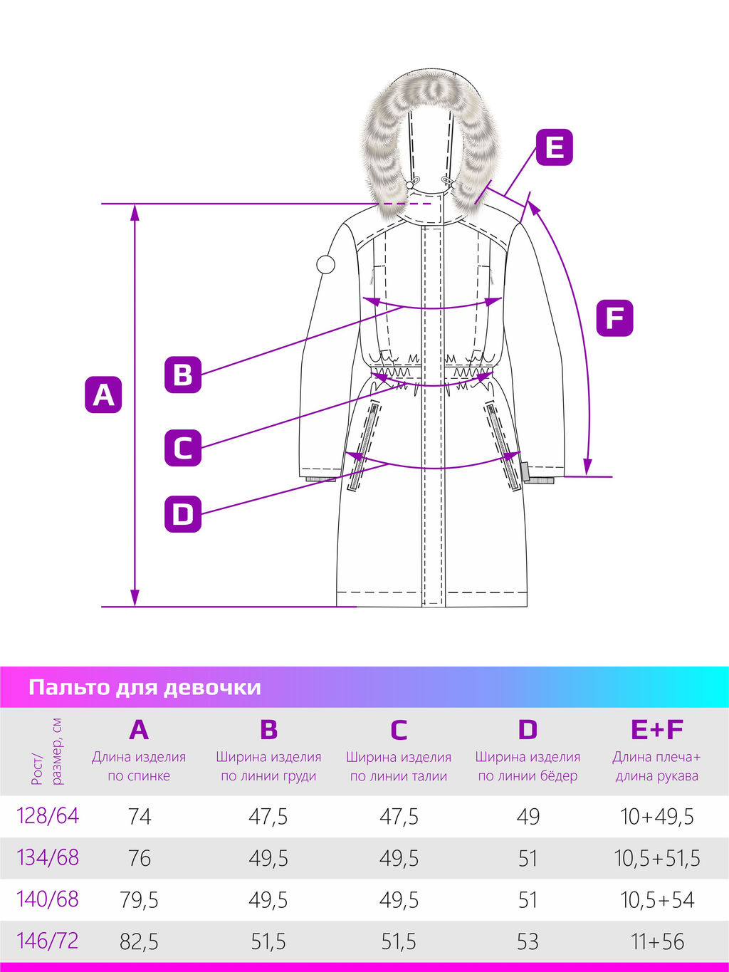 ПАЛЬТО 6з1824 черный/фуксия - Nikastyle фото 6