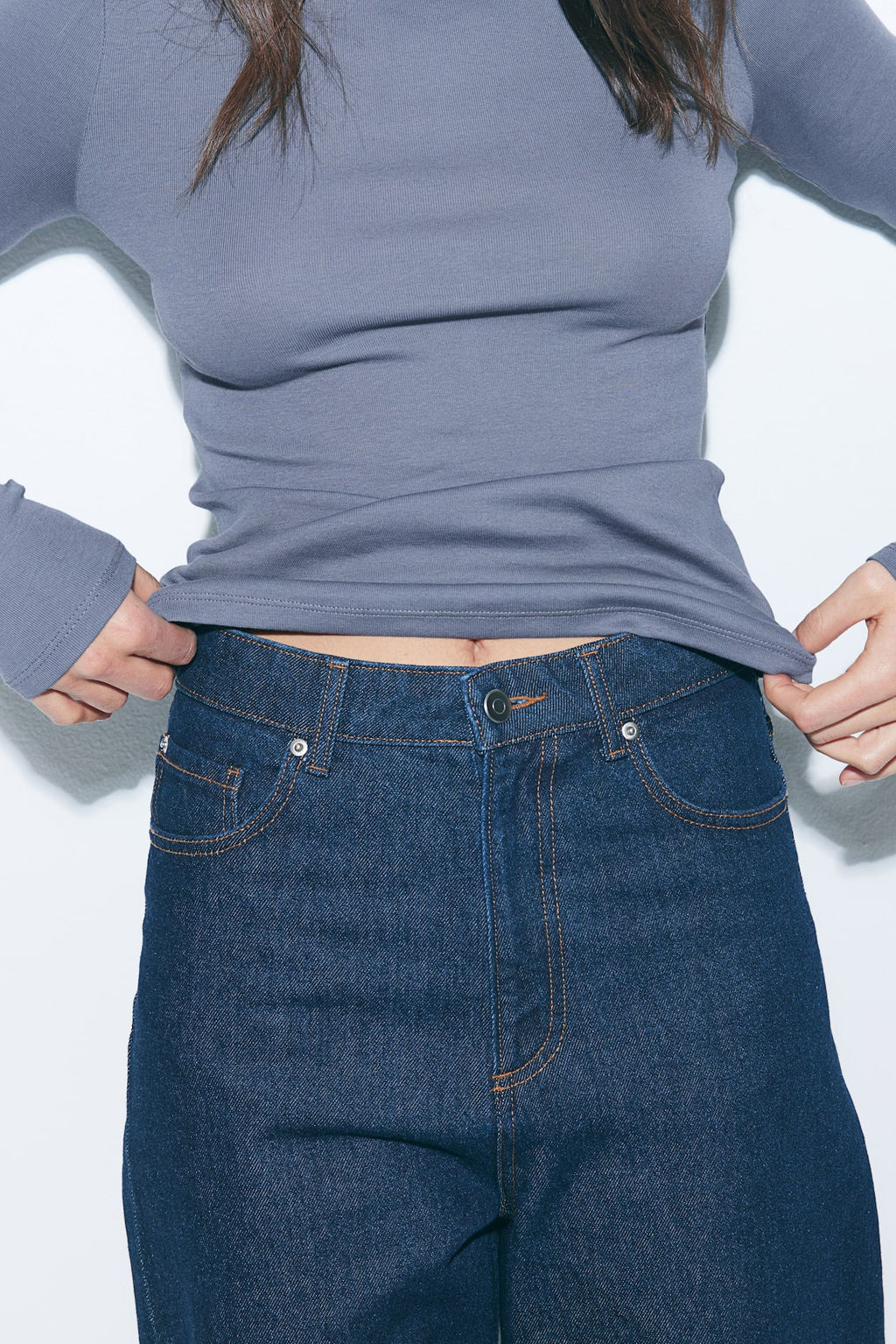 Camiseta de manga larga en punto - H&m фото 3