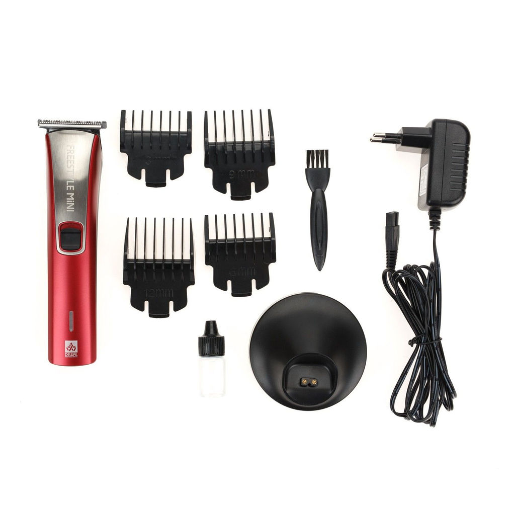 Dewal Машинка для стрижки окантовочная / Freestyle Mini 03-013, красный фото 8