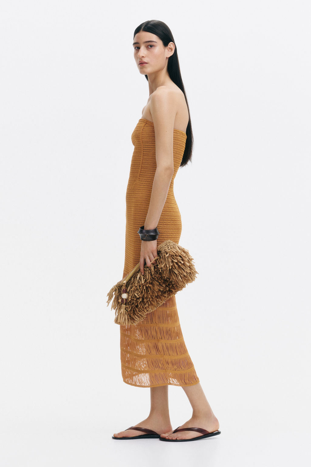 Vestido bandeau efecto crochet - H&m фото 6