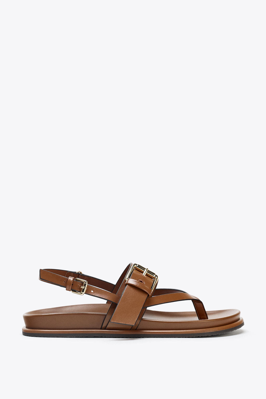 STRAPPY BUCKLE SANDALS - Zara фото 7