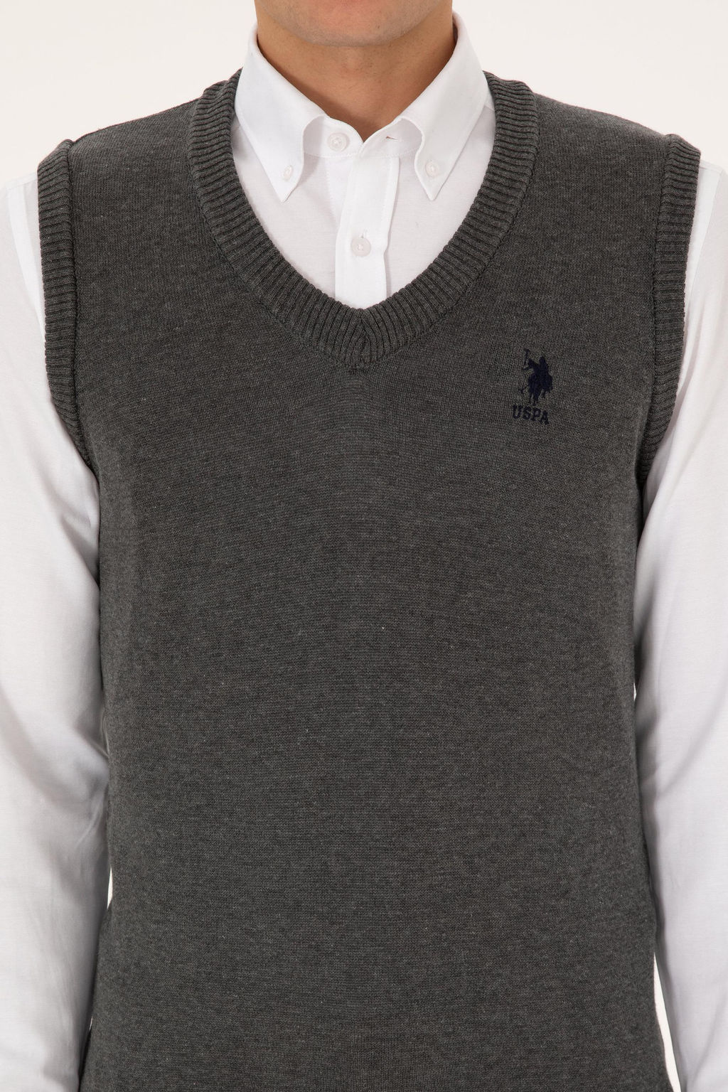 Erkek Antrasit Melanj S_veter - U.s. polo assn фото 6