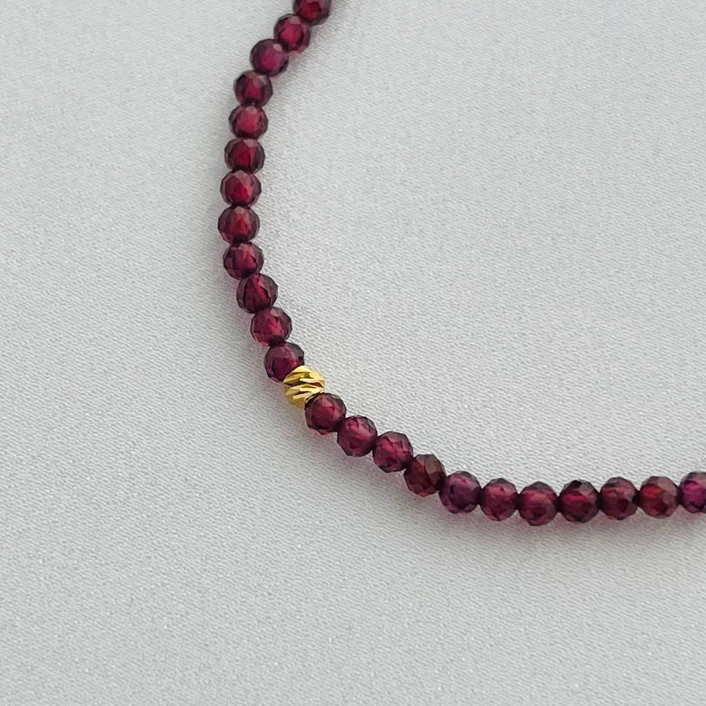 Колье из Граната (Альмандин) 38 см +