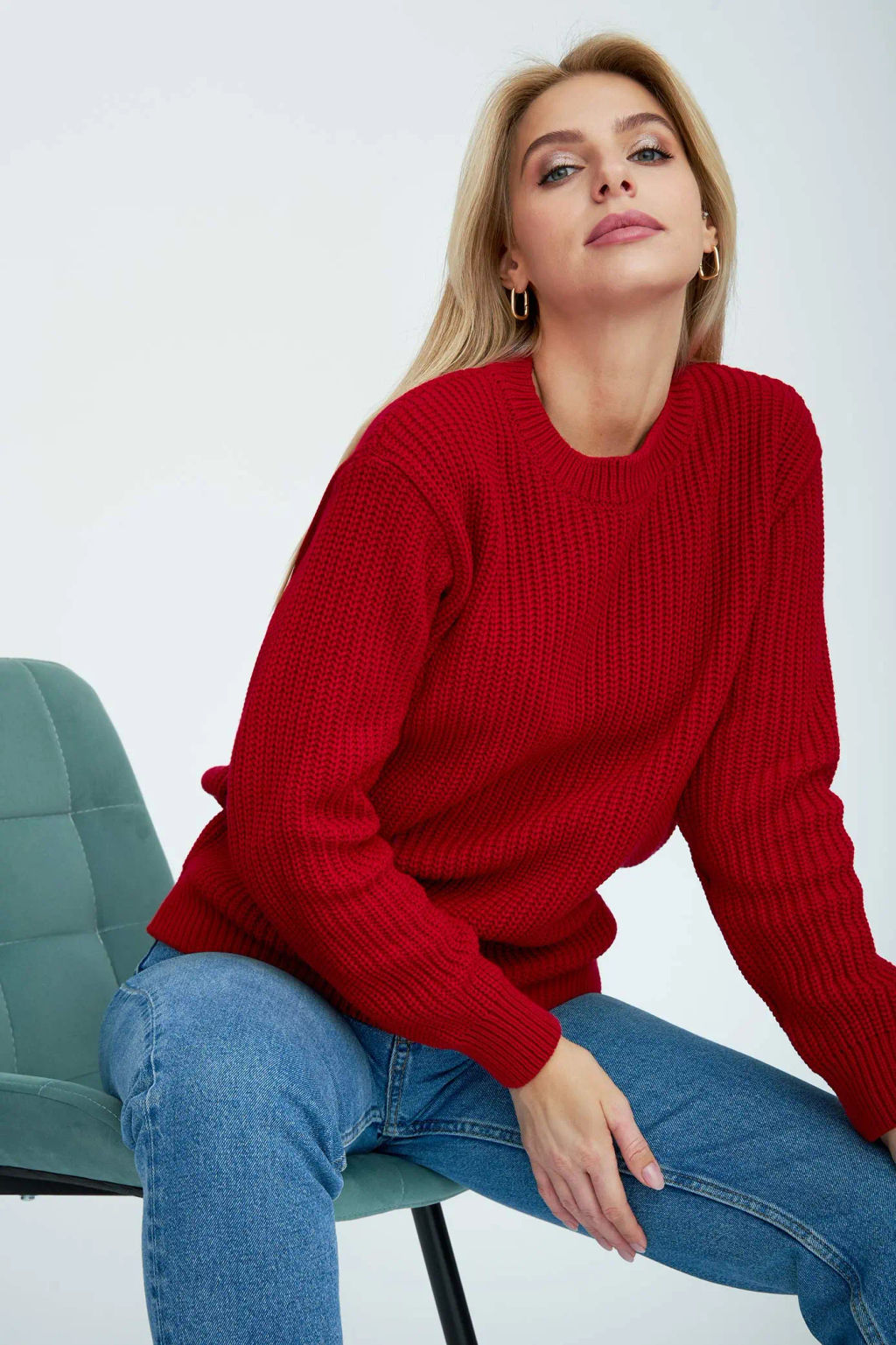 ЗЛАТА Джемпер 351472/красный