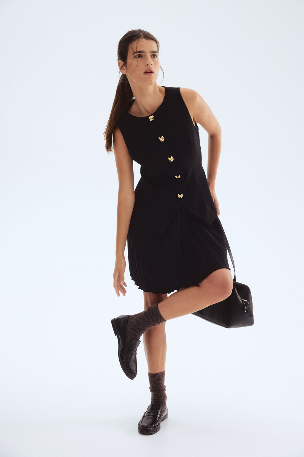 Vestido con cuerpo chaleco - H&m фото 4