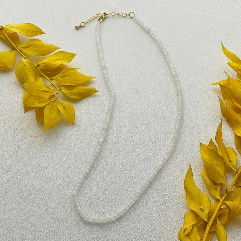 Бусы из Лунного камня огранка 42 см +