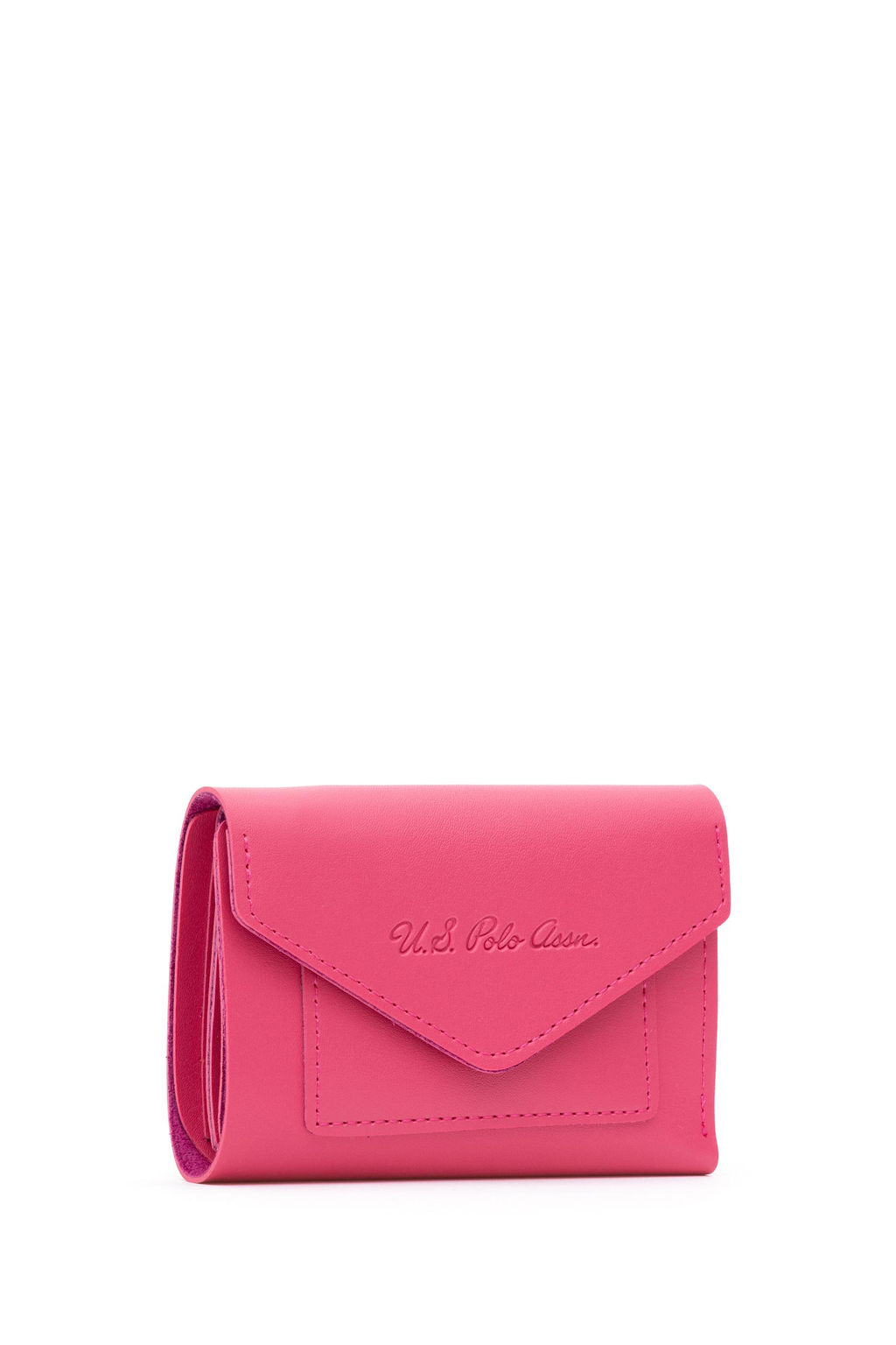 Женский кошелек цвета фуксии - U.s. polo assn фото 2