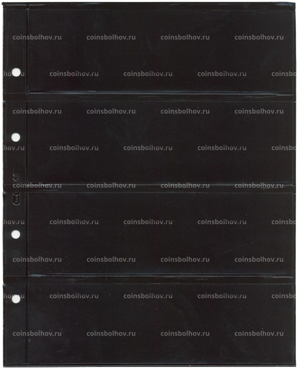 Лист для банкнот двухсторонний формата Optima на 8 ячеек