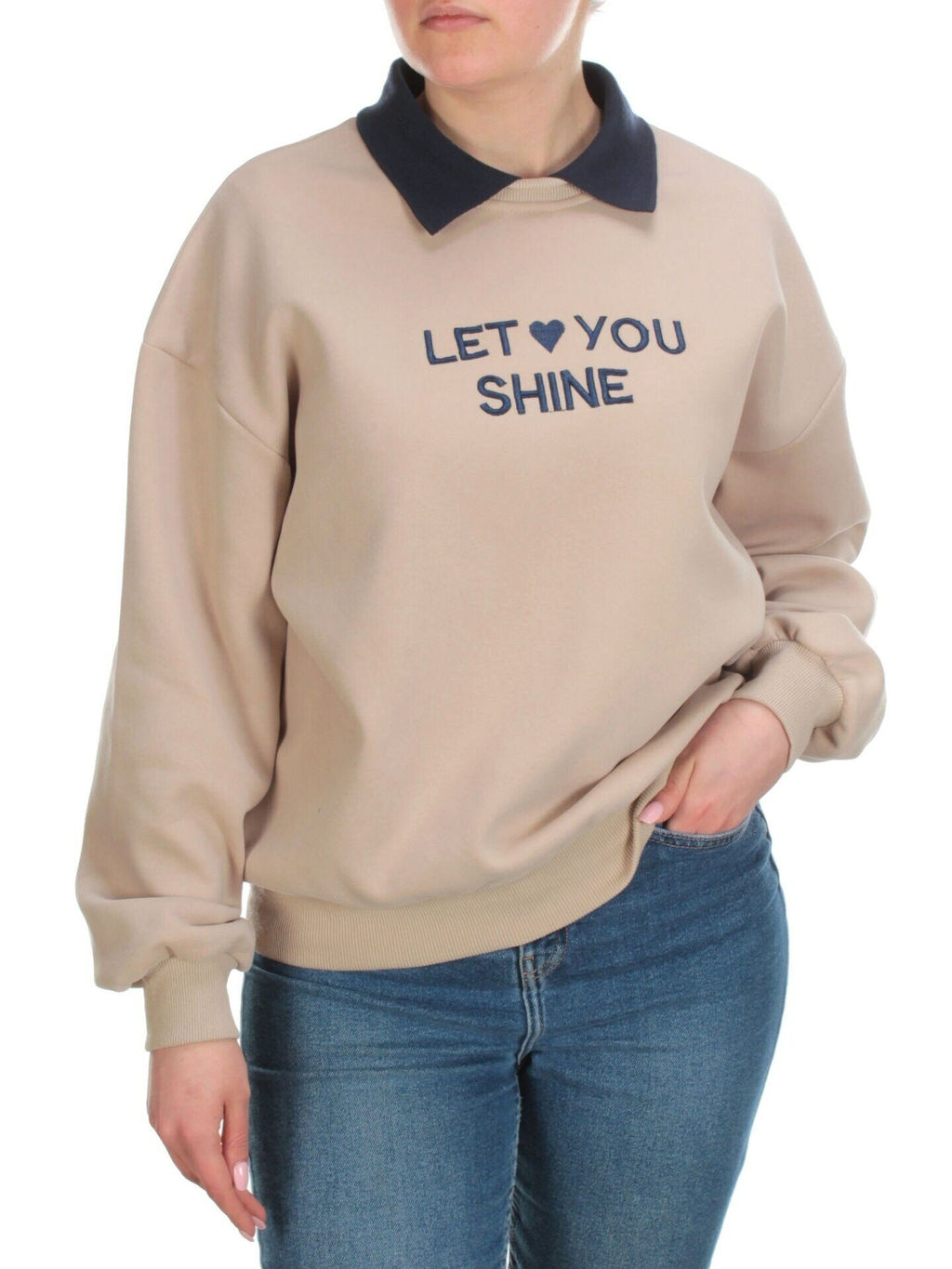 34 BEIGE Свитшот женский