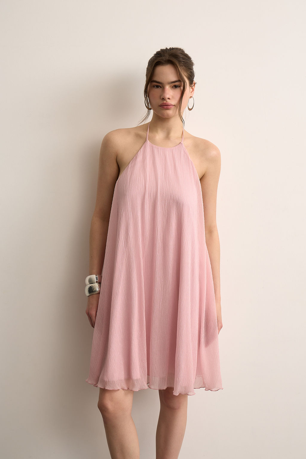 Платье мини с открытой спиной на завязках - Mollis фото 3