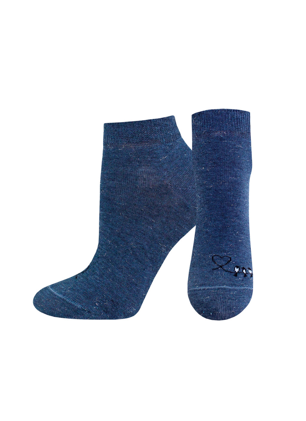 Цена за 2 пары Носки короткие Conte Elegant, синий меланж  фото 2
