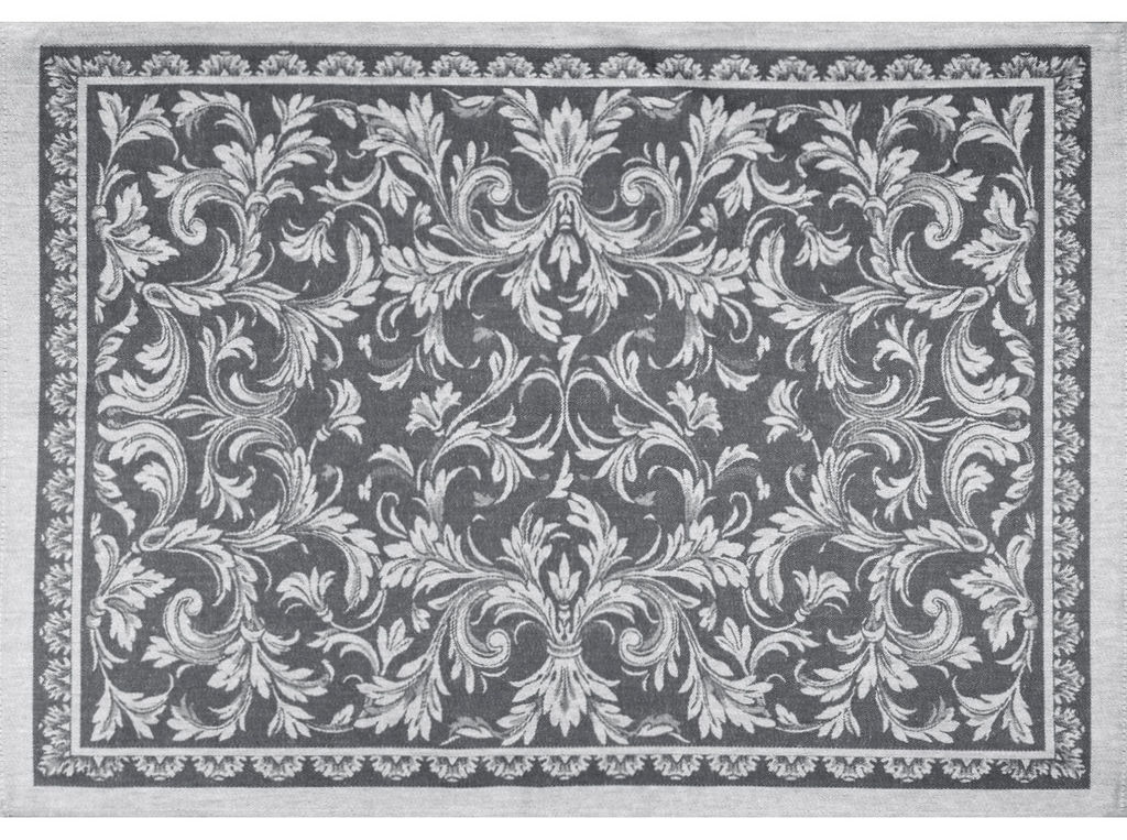 Полотенце 07с-39ЯК 50*63 "Ренессанс" цв. серый