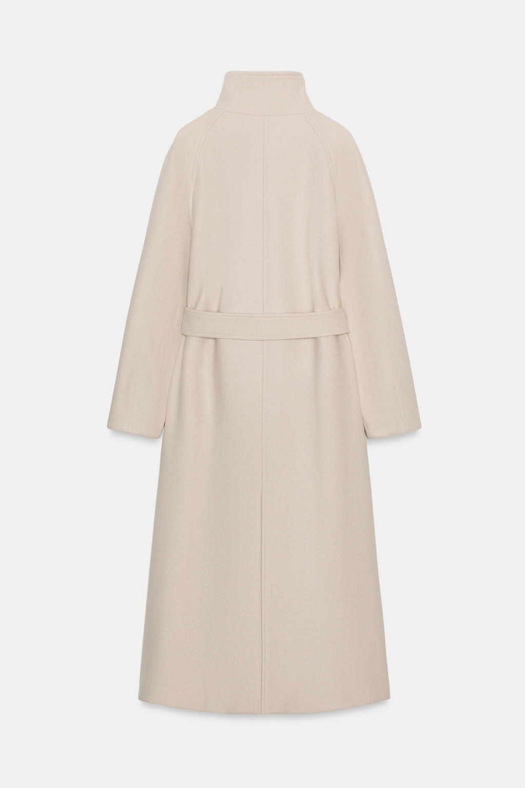 LONG COAT WITH WOOL AND HIGH NECK - Zara фото 10