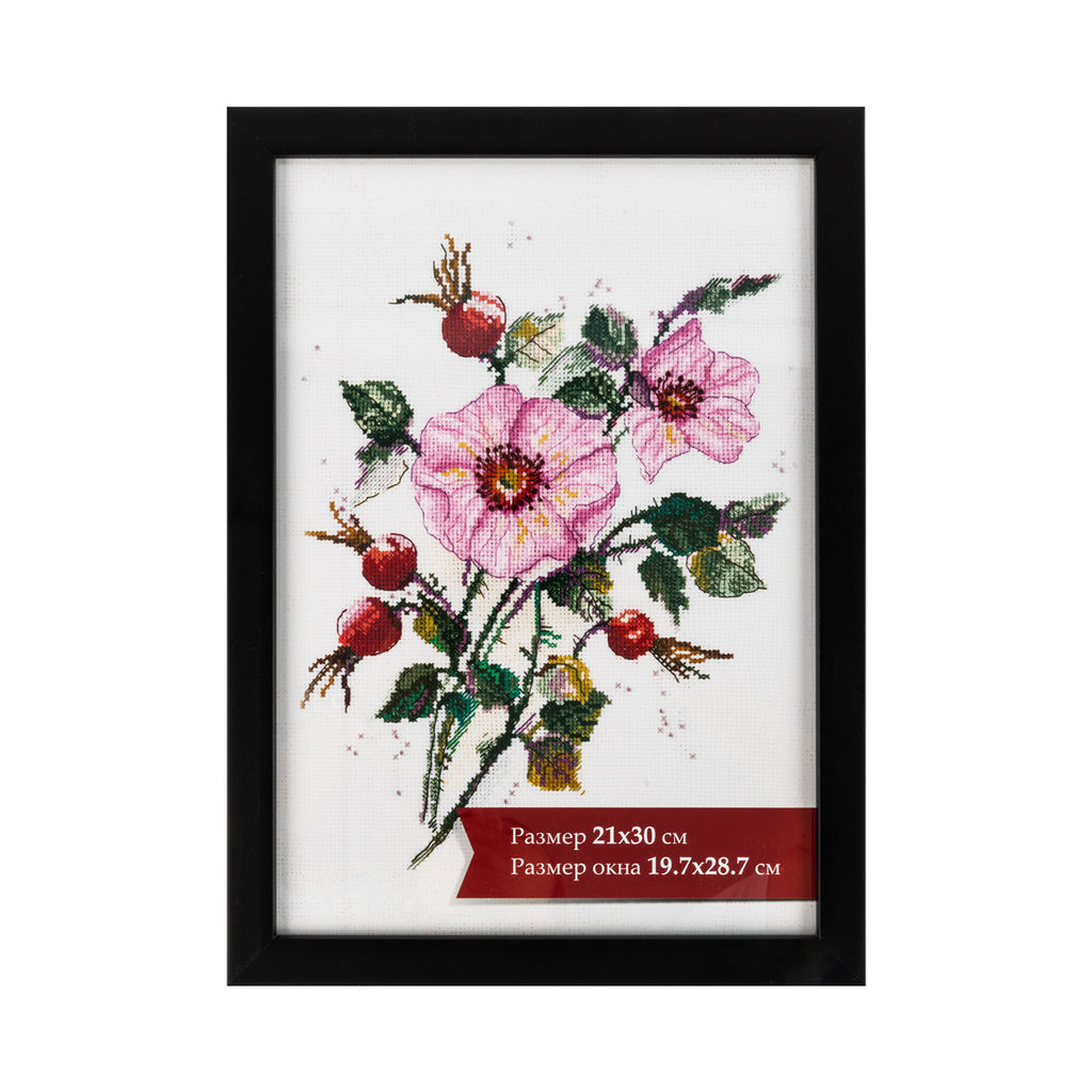 Рамка Gamma ПРК-20 21 х 30 см пластик. с оргстеклом черный