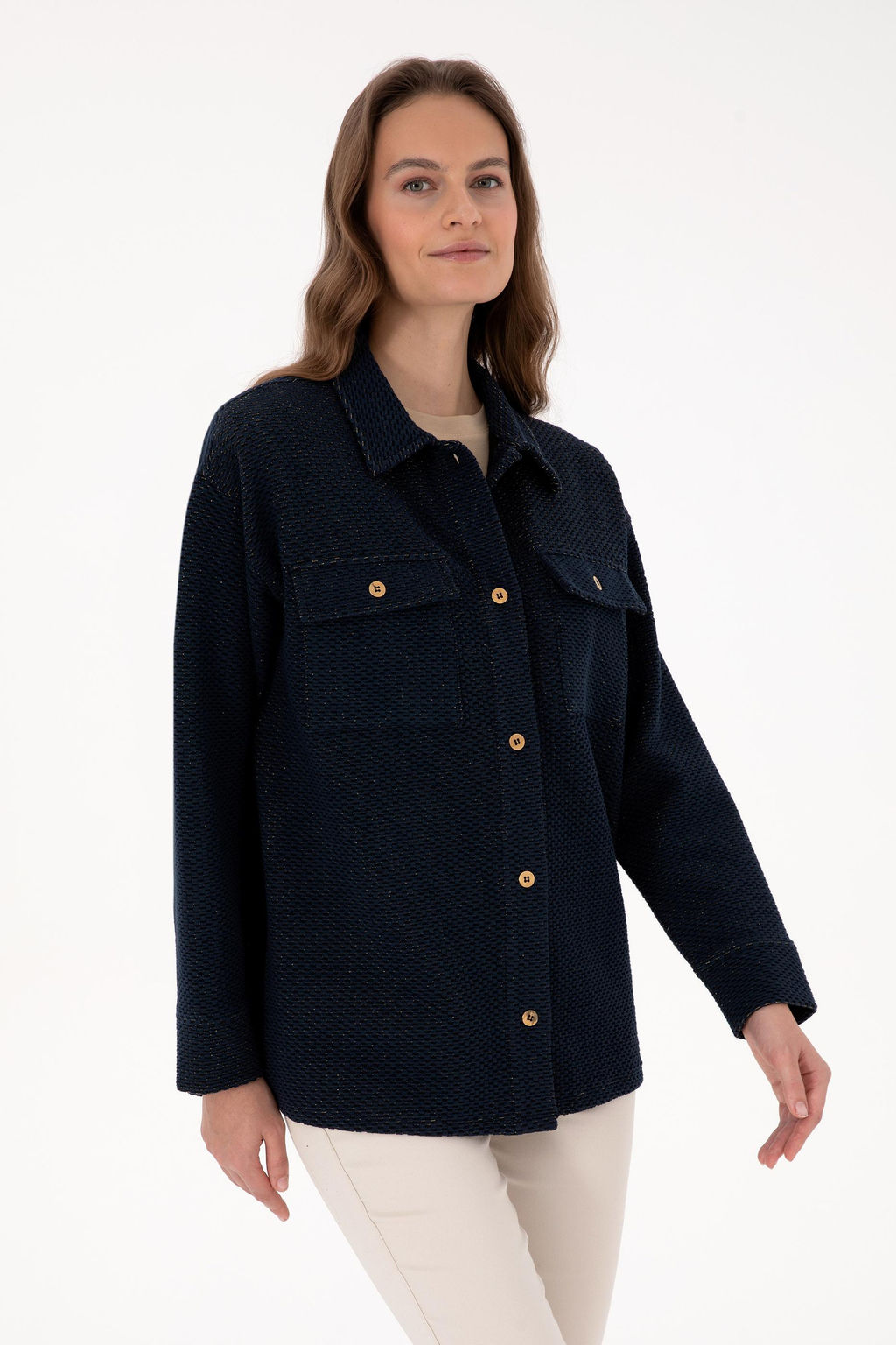 Kad_n Lacivert _rme G_mlek