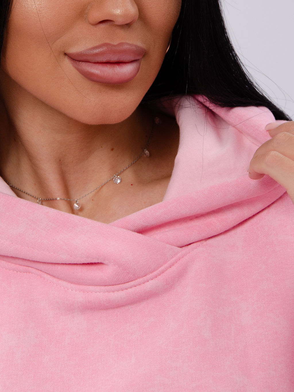 Костюм "Винтаж" розовый, футер начес