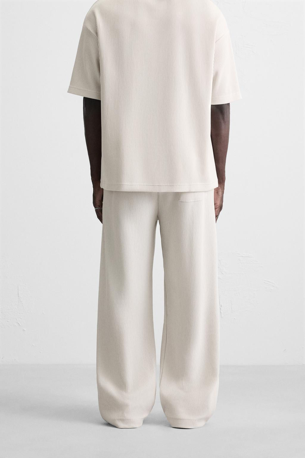 VERTICAL TEXTURED JOGGERS - Zara фото 21