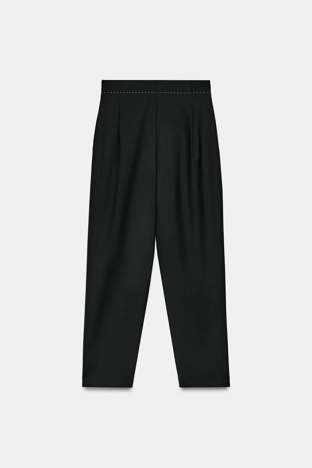 ZW COLLECTION LIMITED EDITION TOPSTITCHING TROUSERS - Zara фото 6