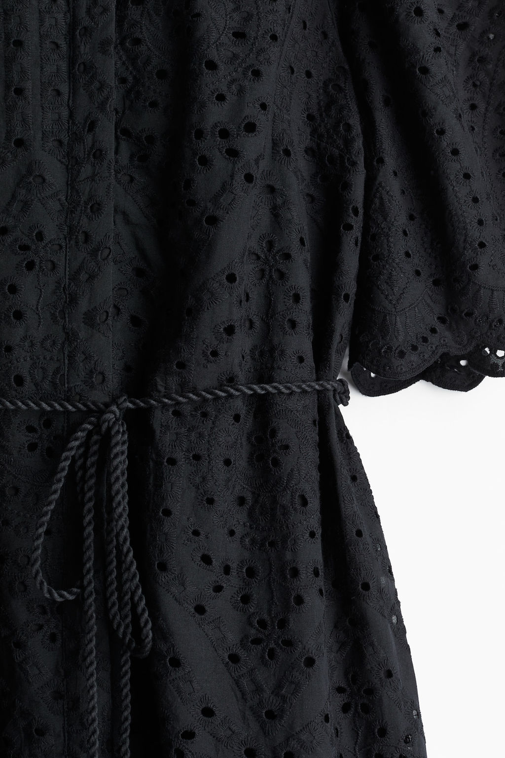 Vestido camisero con bordado ingles - H&m фото 6