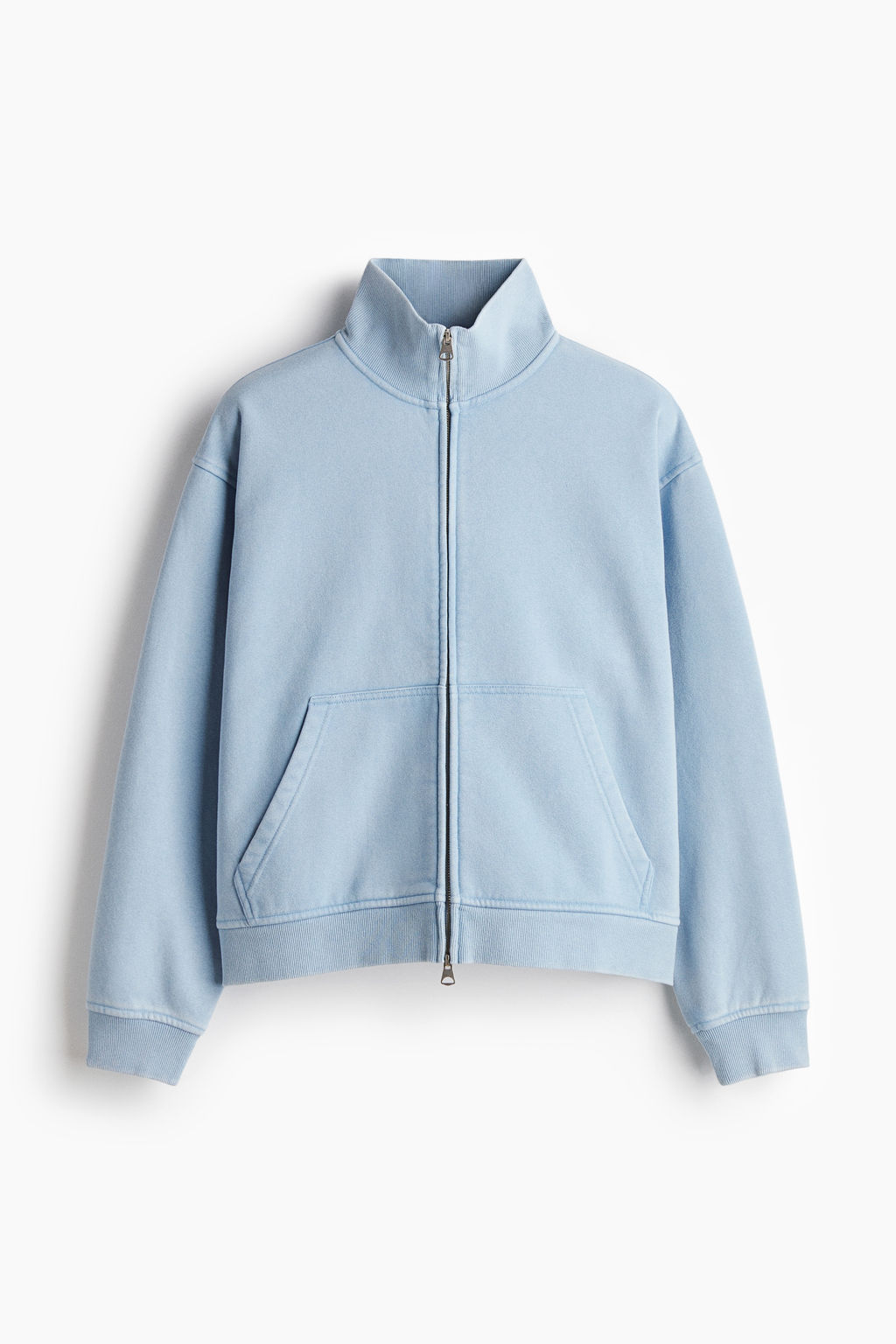 Chaqueta sudadera boxy con cremallera Loose Fit - H&m фото 2