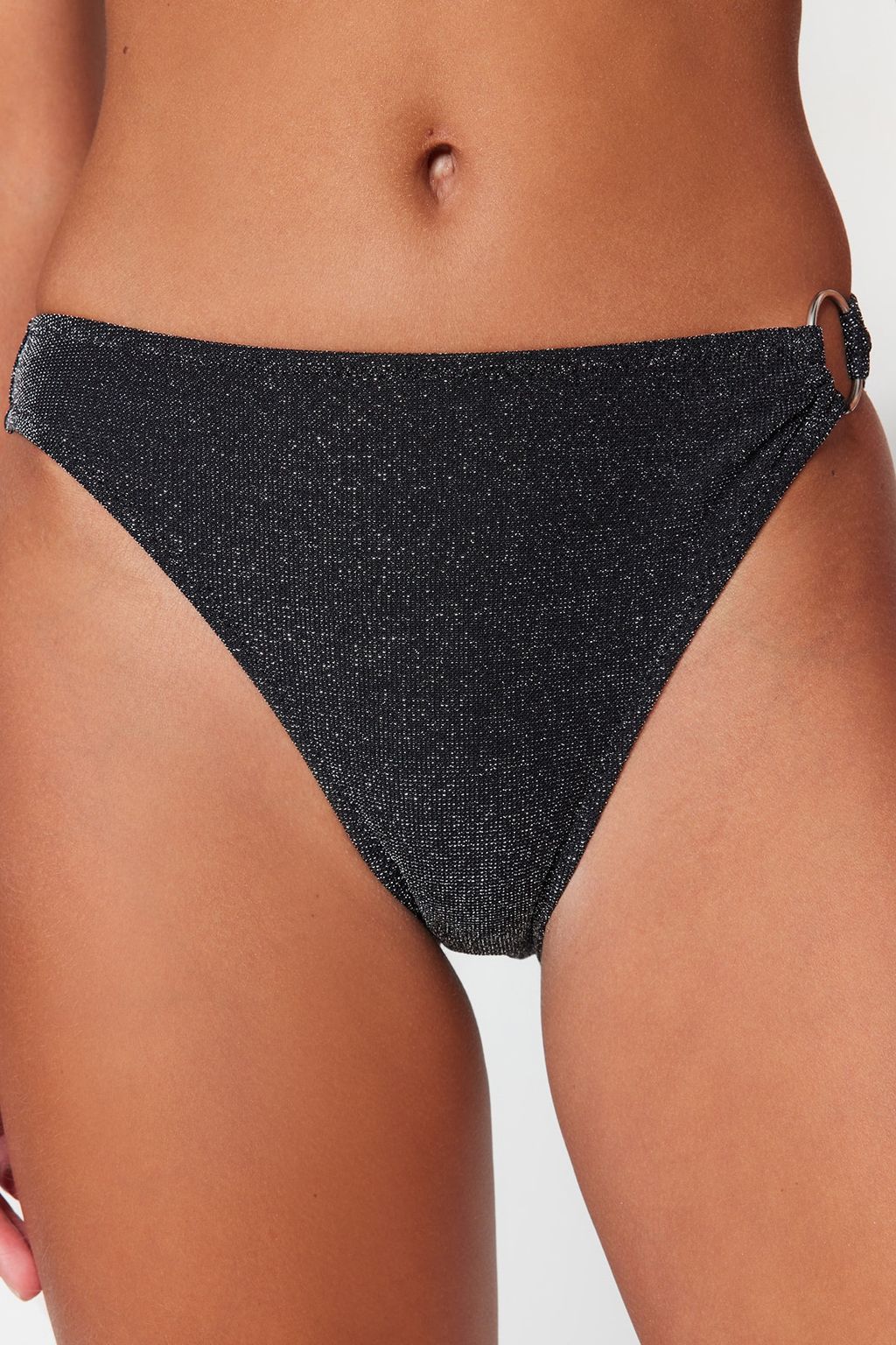 TRENDYOLMILLA Kahverengi Aksesuarl? Simli Regular Bikini Alt? TBESS23BA00272  фото 4