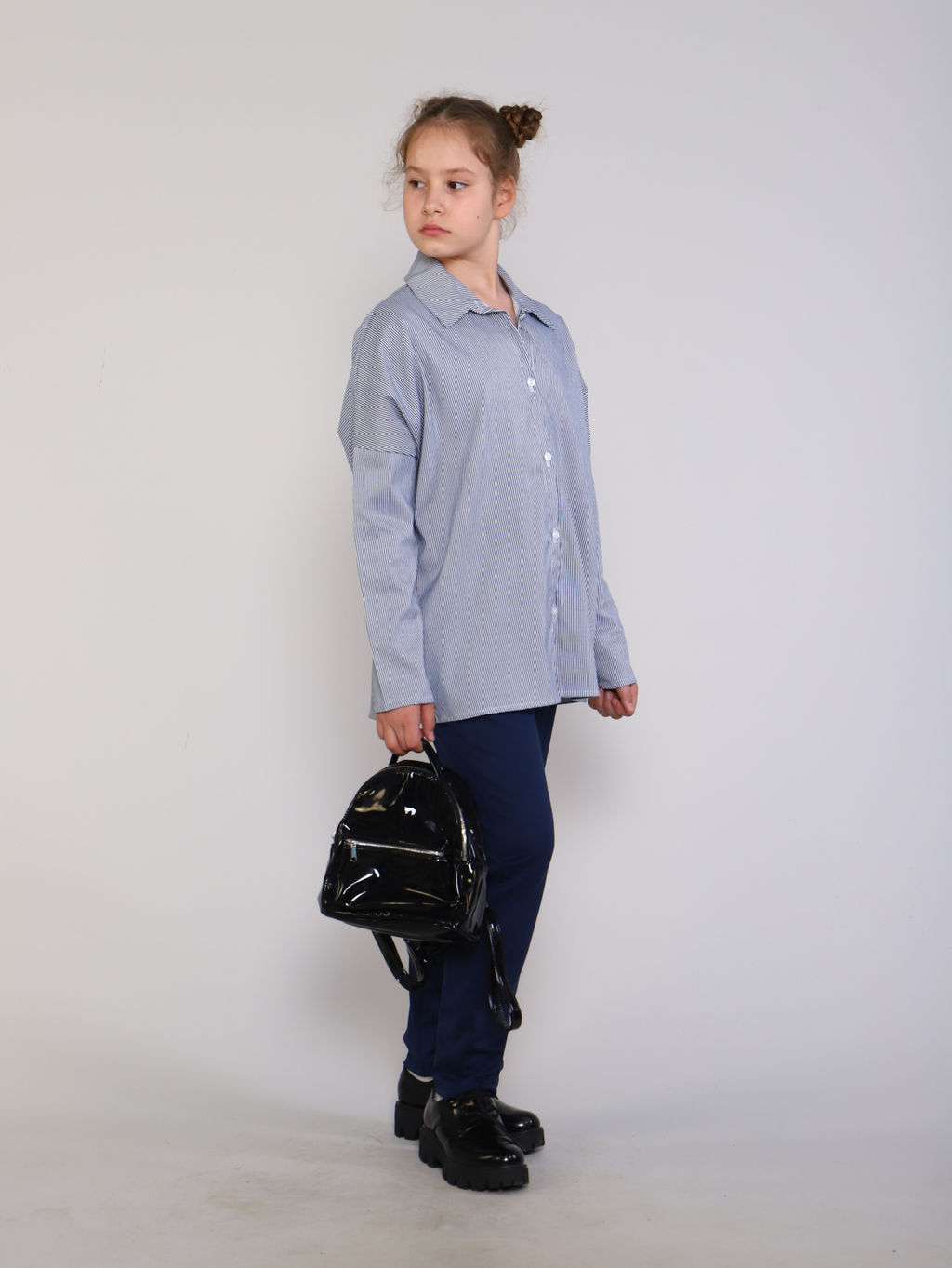 Рубашка "Алгебра" синяя полоса