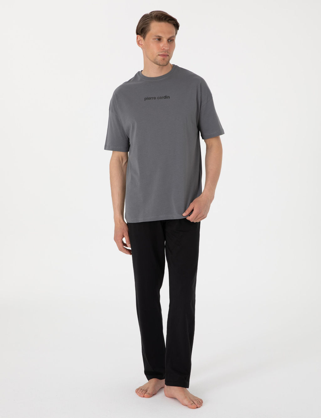 Gri K_sakol Pijama Tak_m_ - Pierre cardin фото 4