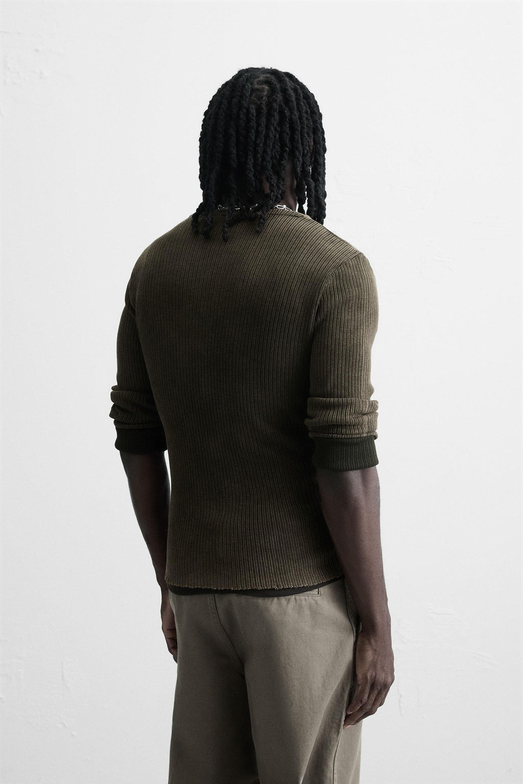WASHED RIB CARDIGAN - Zara фото 4