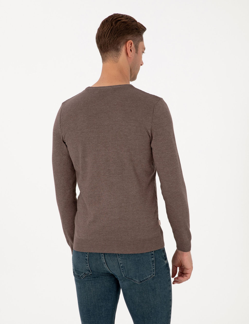 Vizon Slim Fit Bisiklet Yaka Triko Kazak - Pierre cardin фото 5