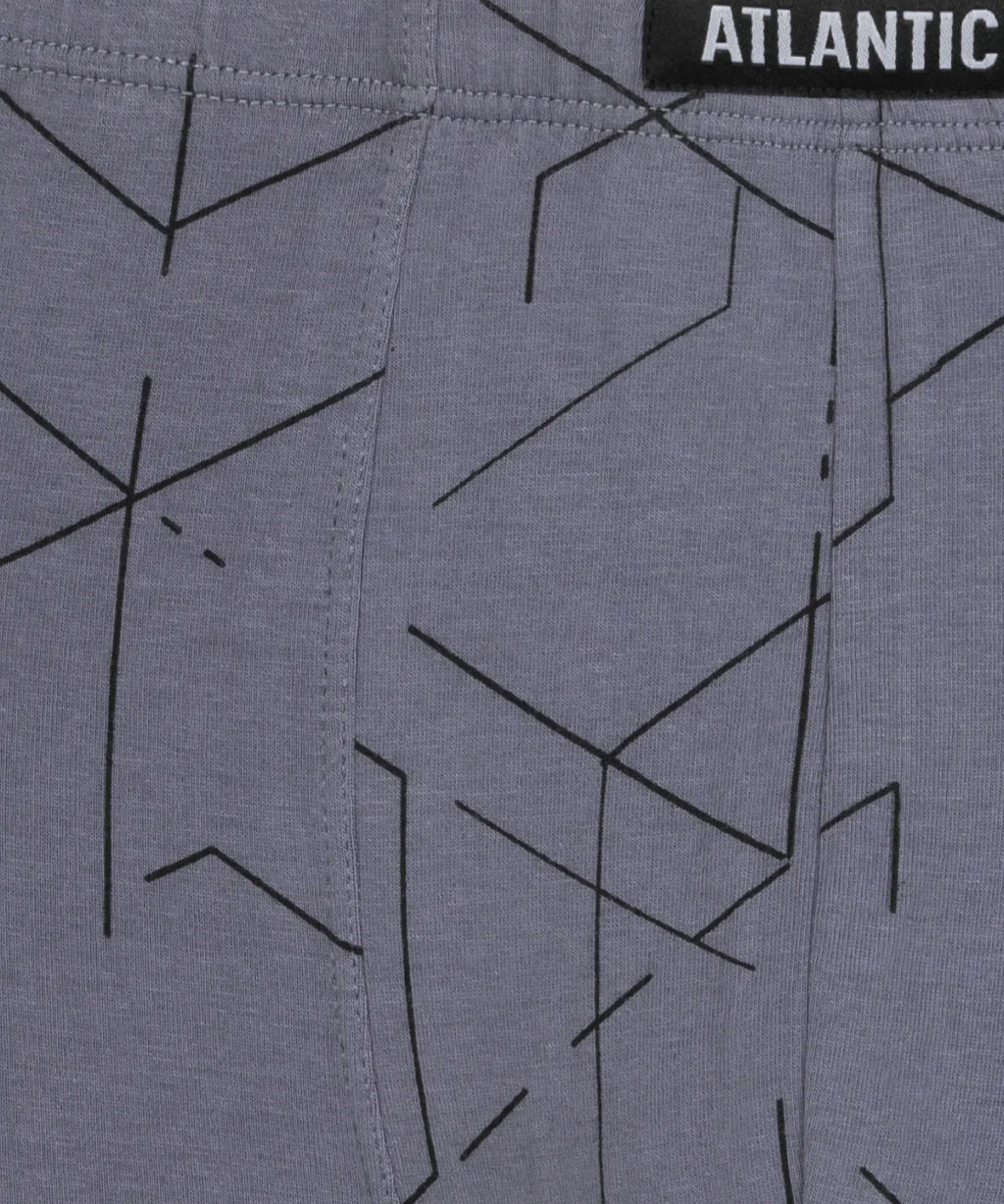 3MH-171 Трусы шорты Line - набор 3 шт. черный + желтый + серый - Atlantic фото 9