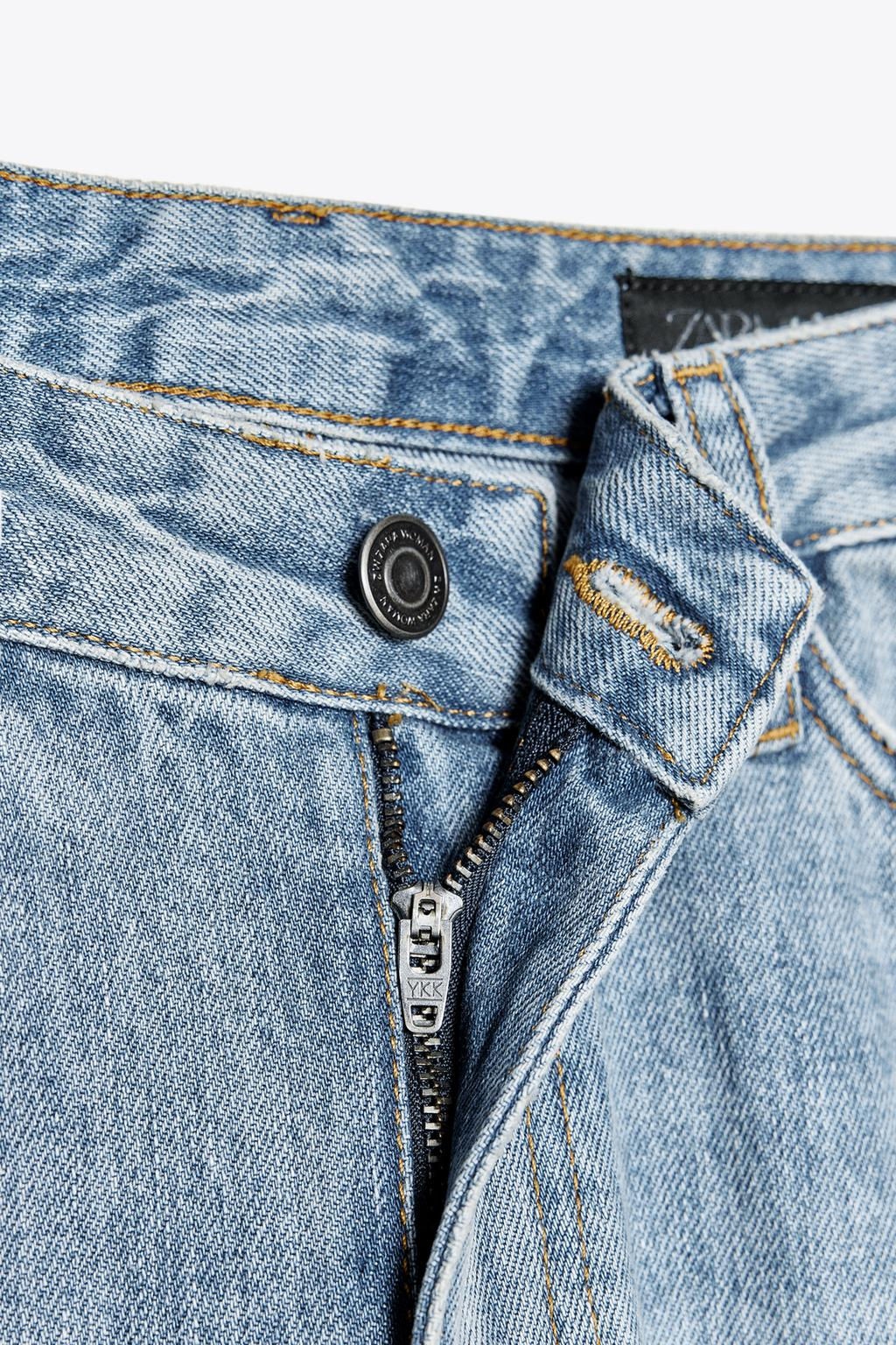 ZW COLLECTION STRAIGHT HIGH-WAIST JEANS - Zara фото 7