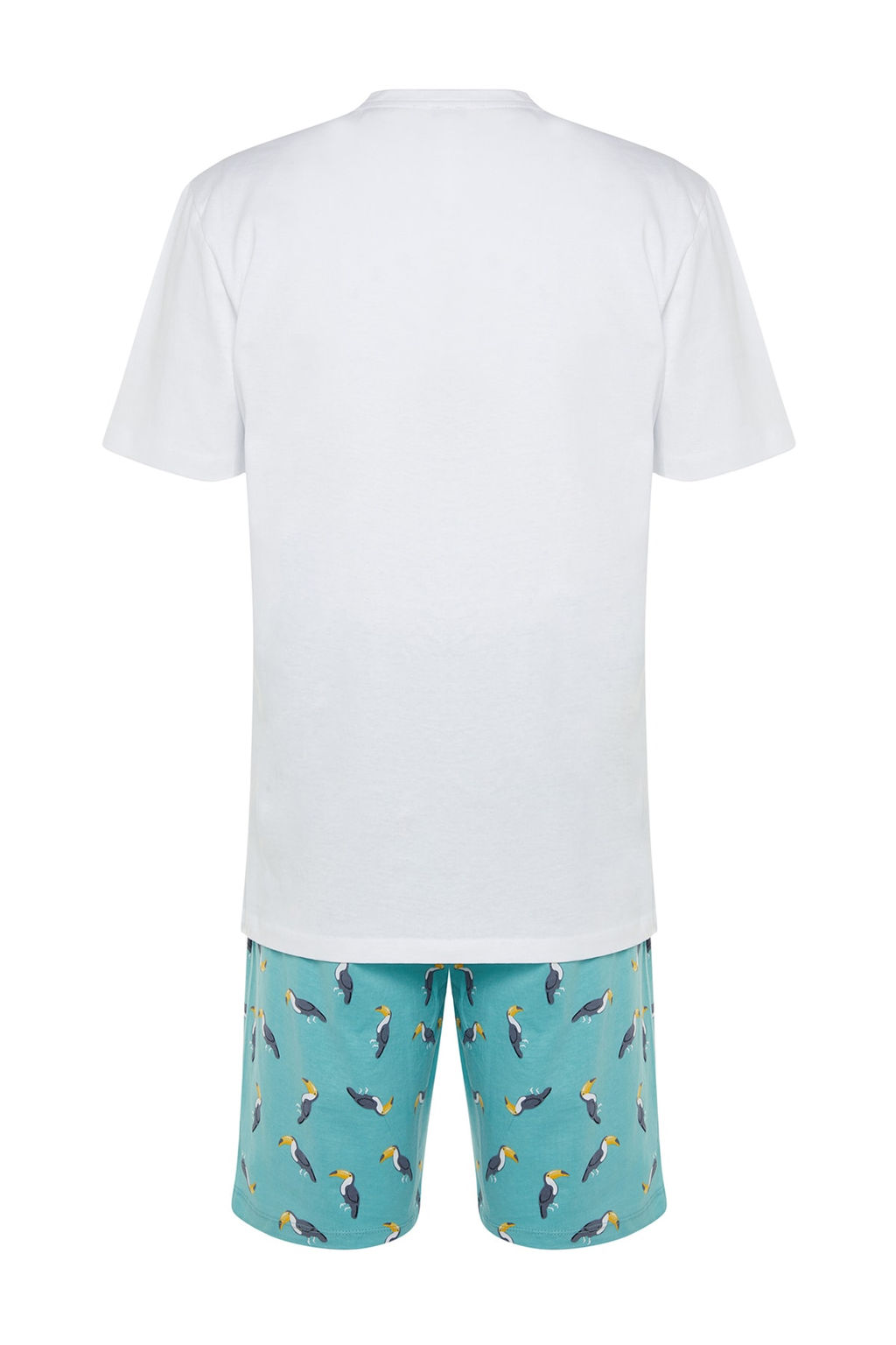 TRENDYOL MAN Yesil Regular Fit Orme Sortlu Pijama Tak?m? TMNSS23PT00033 - Trendyolmilla фото 11