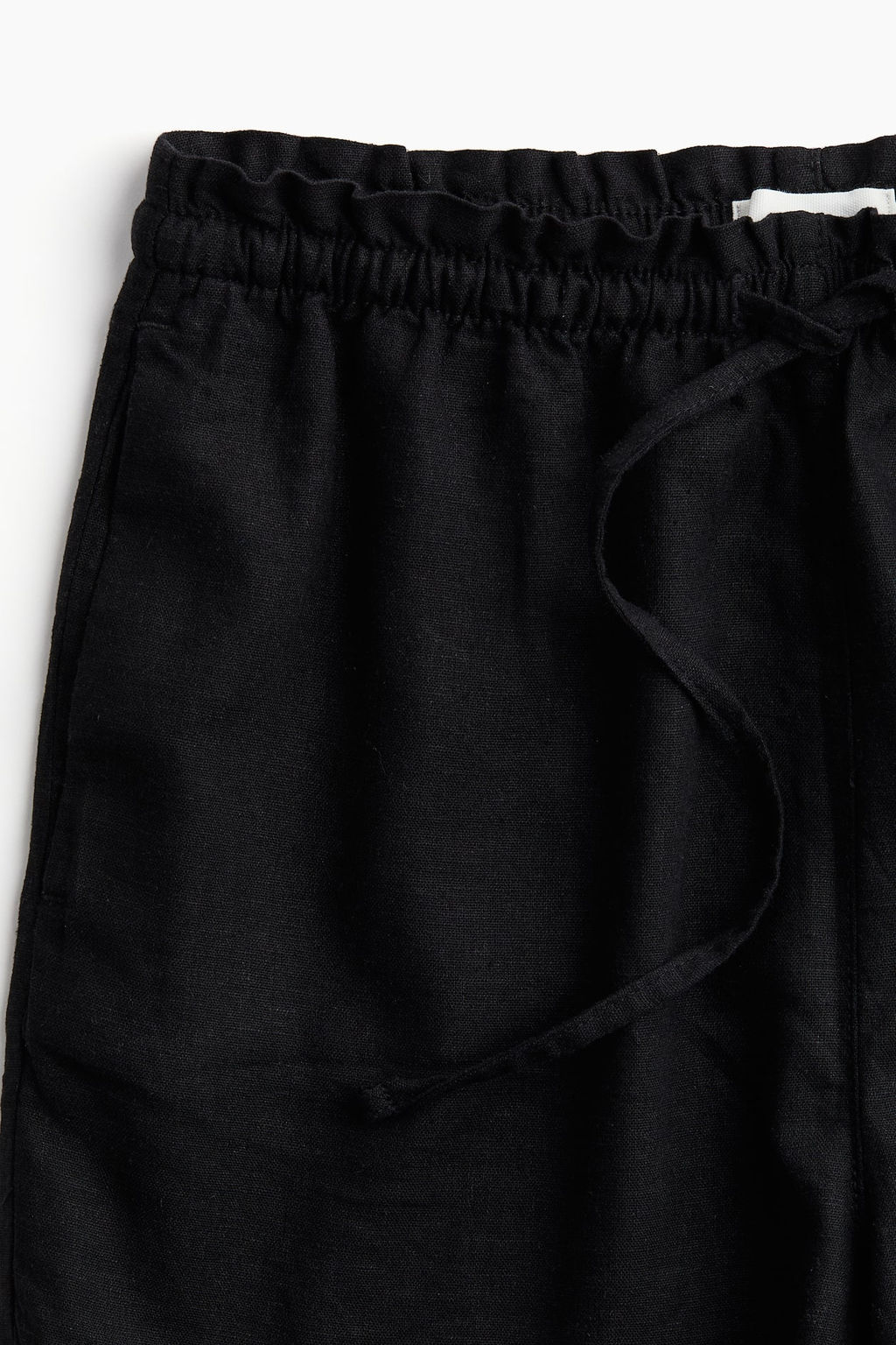 Pantalon corto en mezcla de lino - H&m фото 5