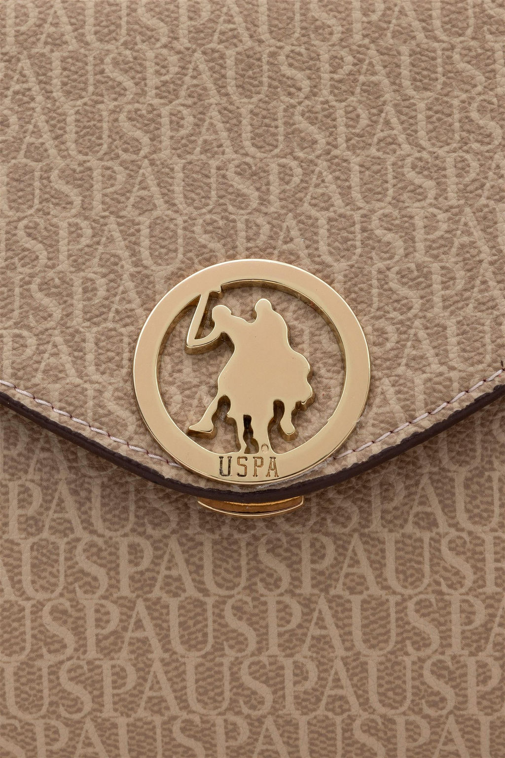 Женская бежевая сумка Неожиданная скидка в корзине - U.s. polo assn фото 6