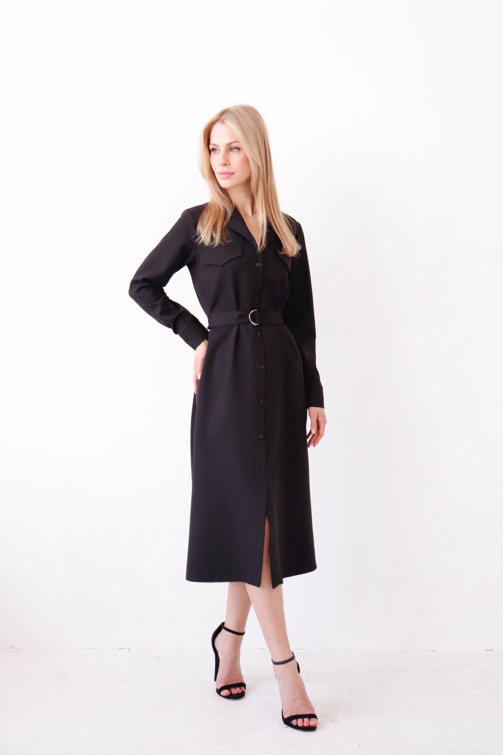 Платье-рубашка с английским воротником - Martichelli фото 225