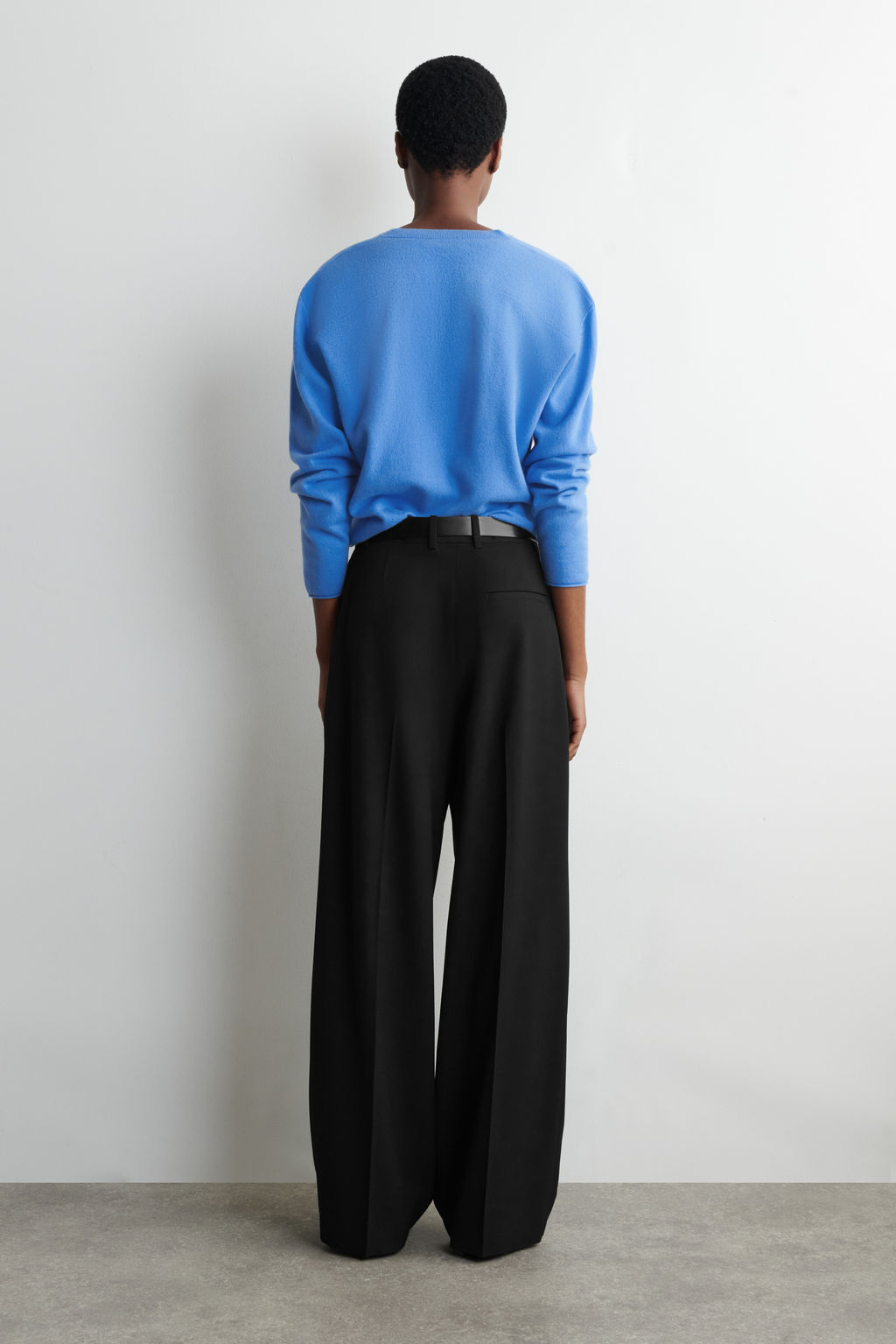PANTAL?N TWILL WIDE LEG RELAXED FIT - H&m фото 5