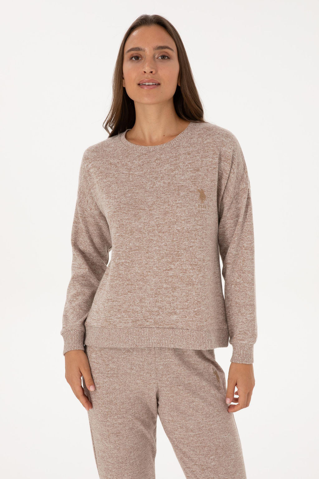 Kad_n Camel Pijama Tak_m_ Sepette S_rpriz _ndirim - U.s. polo assn фото 3