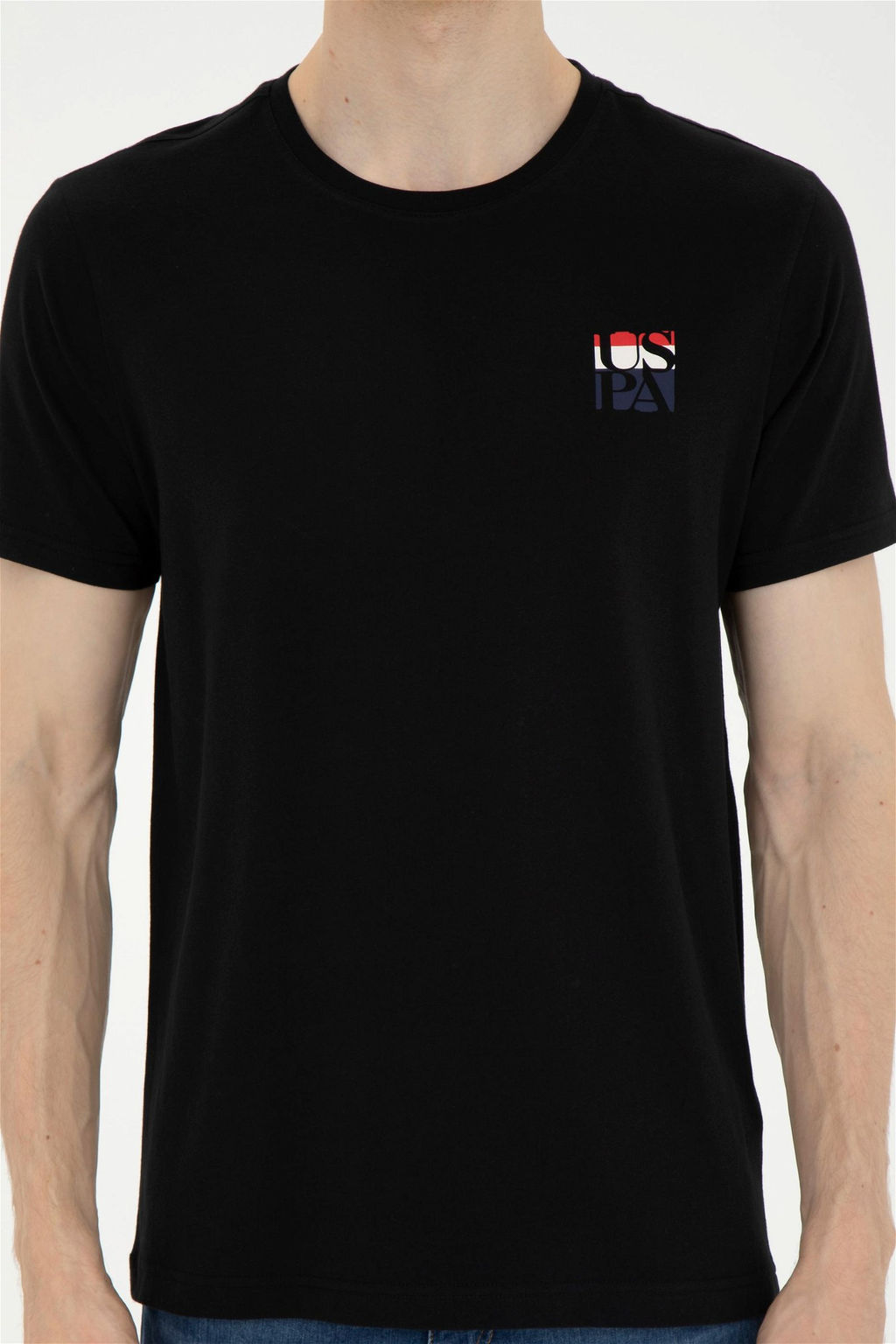 Мужская черная футболка - U.s. polo assn фото 6